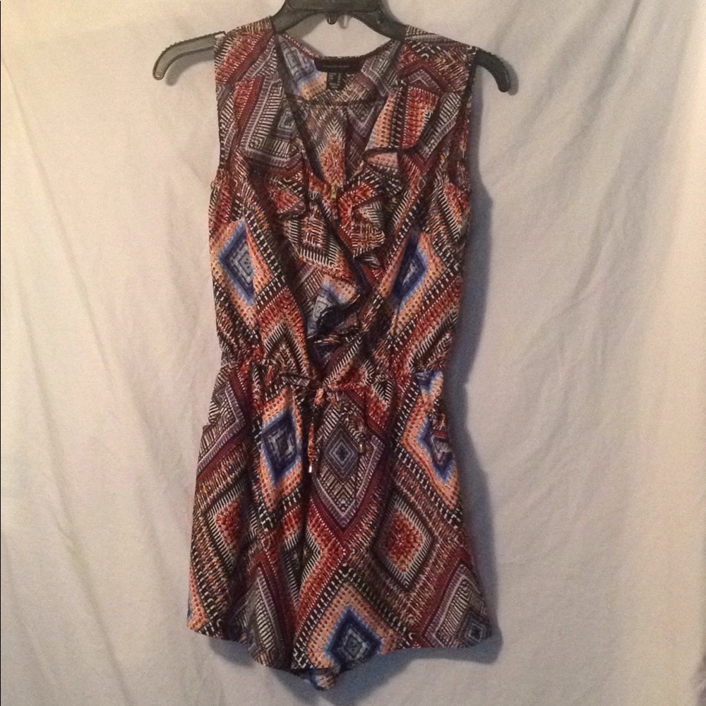 Atmosphere multi colored print romper USA 8